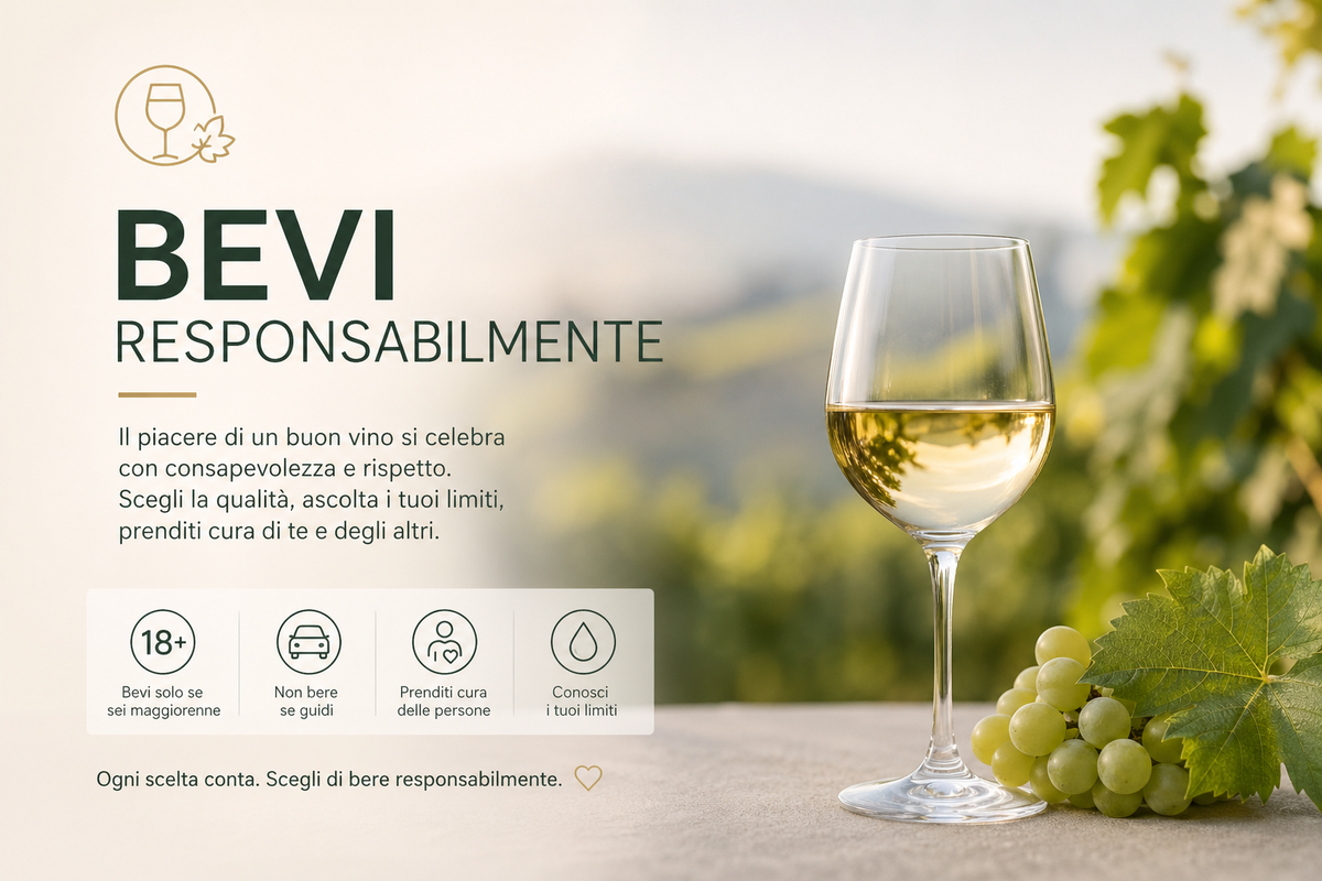 invito a bere responsabilmente e con moderazione