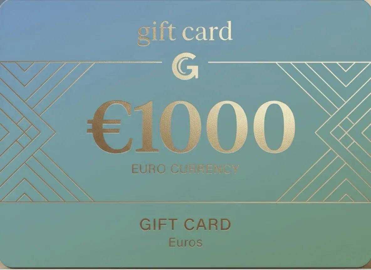 Buono regalo elegante da utilizzare per scegliere prodotti nello store