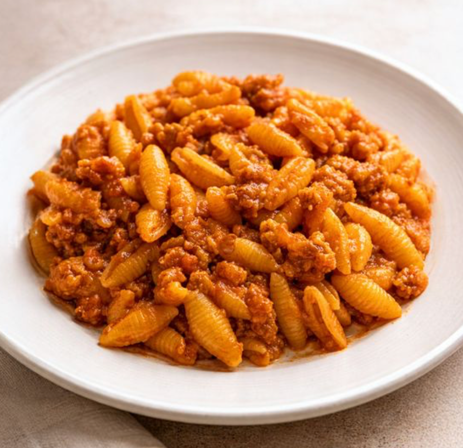 malloreddus alla campidanese tipico piatto di pasta della tradizione popolare sarda
