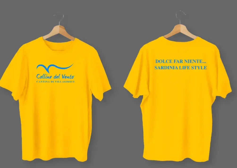 T-shirt con scritta "Dolce far niente"