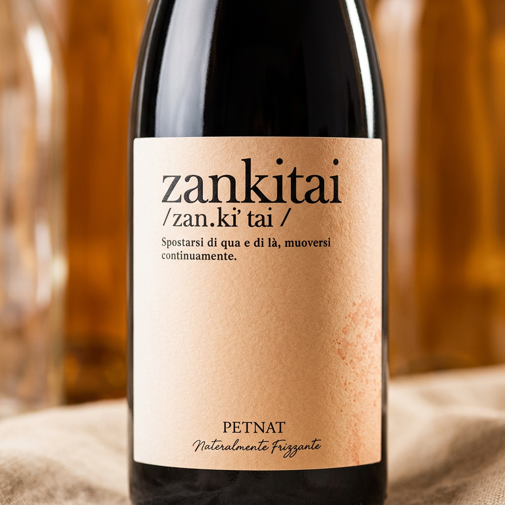 Confezione da 6 bottiglie di Zankitai Pet Nat Orange vino naturale arancione frizzante artigianale 750 ml