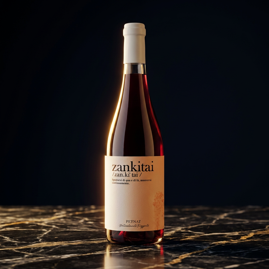 Confezione da 6 bottiglie di Zankitai Pet Nat Orange vino naturale frizzante arancione artigianale metodo ancestrale