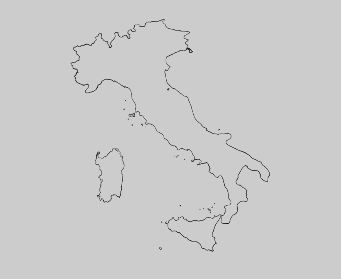 immagine dell'Italia per rappresentare dove è l'azienda Colline del Vento e Villasimius